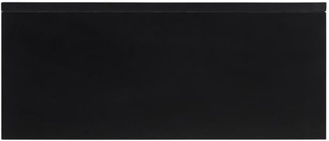 Bowery Hill Engineered Wood Contemporary Electric Fireplace in Black