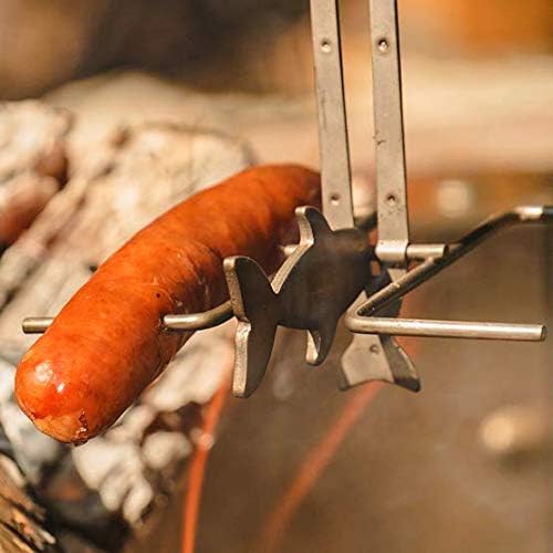 Campfire Roasting Sticks – Smore Sticks & Hot Dog Skewers for Fire Pit Cooking – Camping Essentials & Must Haves Campfire Accessories for Family Fun Outdoors