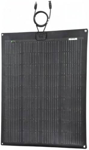 100W 12V ETFE Flexible Solar Panel, 33.5x28in, PERC 9BB 23.5%+ Efficiency Mono Solar Cells, for Campers, RVs, Boats, Tent