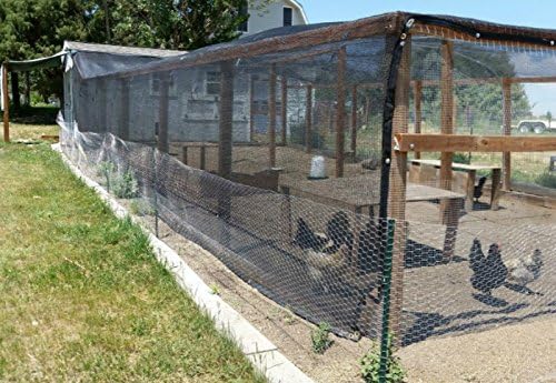 Agfabric Shade Cloth 12X 10ft Garden Patio Shade Panel with Grommets 70% Sunblock, Black