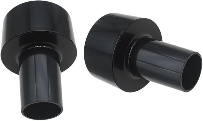2PCS Vacuum Cleaner Hose Adapters Universal Black Vacuum Cleaner Replacement Accessories for Wet Dry Shop Vac Cleaner