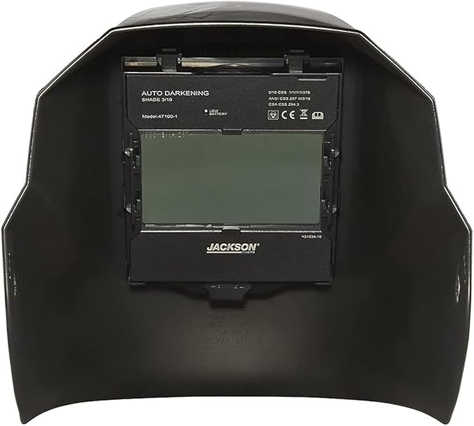 Jackson Safety Premium Graphic Welding Hood with ADF - Ultra Lightweight Auto Darkening Welding Helmet - ANSI Z87.1 (Multiple Styles)