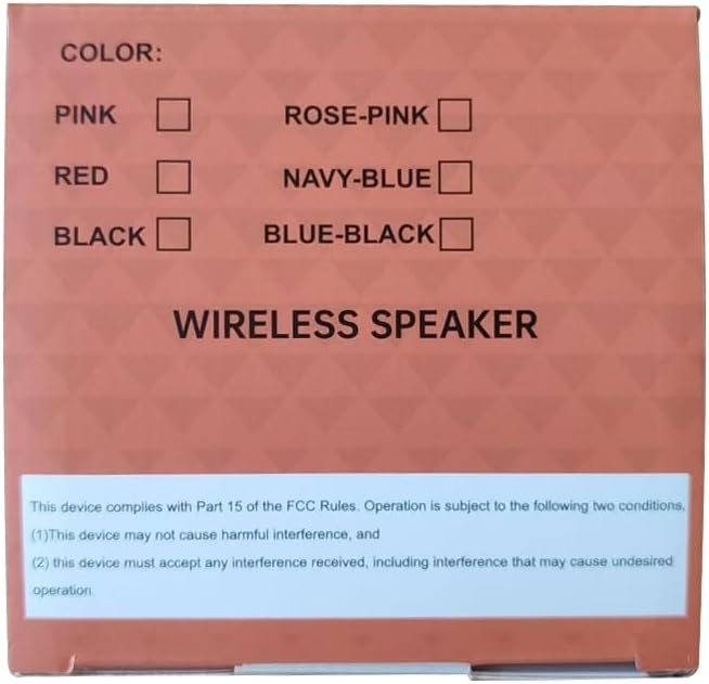 Bluetooth Speaker Wireless,IP67 Waterproof & Dustproof Portable Speaker with Lights,15W Loud Stereo Sound, 2500mAh Battery All Day Playtime, TWS Pairing, BT5.3, Home/Party/Outdoor/Beach (Pink)