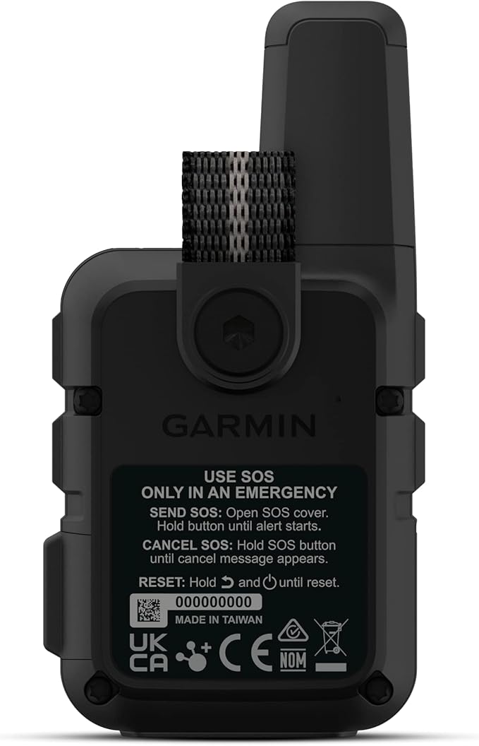 Garmin inReach Mini 2 Satellite Communicator, Lightweight Compact Rugged Design, Portable Handheld GPS for Hiking, Text Messaging Device Bundle with Accessories (Black)