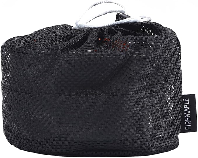 Firemaple Lightweight Outdoor Camping Cookware Set - Hard Anodized Aluminum, Stainless Steel, Foldable Handles, Ideal for Hiking & Camping