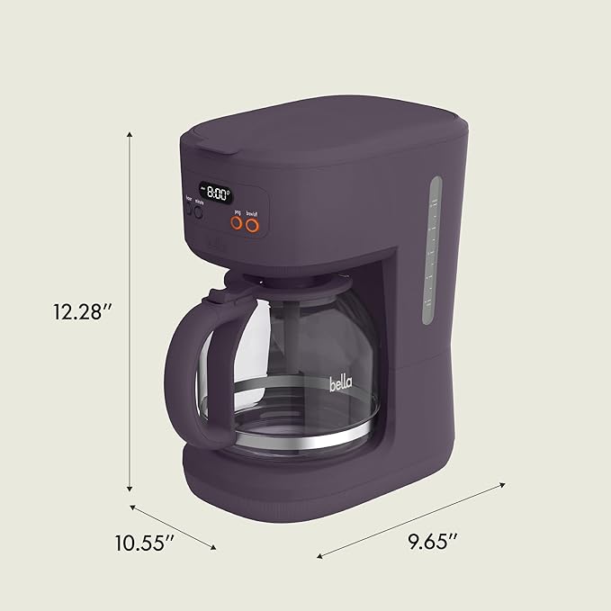 bella 12 cup Programmable Coffee Maker