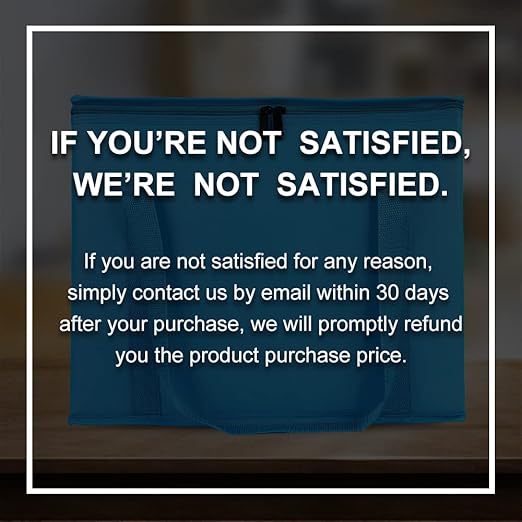 Bodaon 5-Pack Cooler Insulated Food Delivery Bag, Thermal Hot Pizza,X-Large Bags With Top Zippered for Grocery/DoorDash/Catering/Shopping, Large Cold and Frozen Door Dash Accessories, XL Tote, Blue