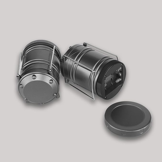 Lichamp 8 Pack LED Lantern Camping Light, Battery Operated Lanterns COB Super Bright for Power Outages Indoor Emergency Outdoor Camping Hiking Kit, B8GY