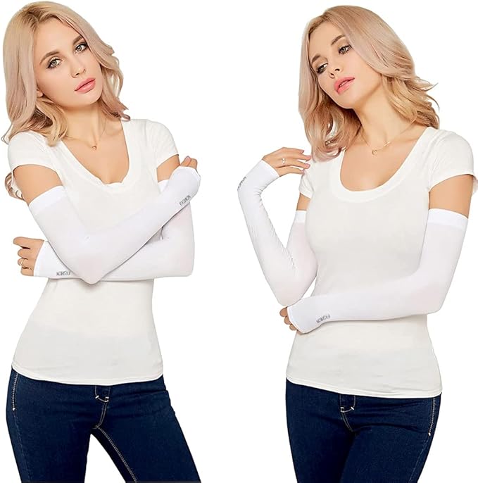 beister 3/6 Pairs UV Cooling Arm Sleeves Sun Protection Unisex for Sports, Cycling, Golf, Running