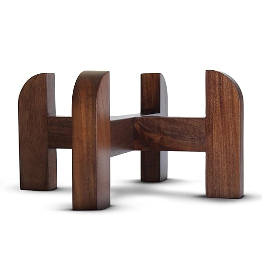 1.5 Gallons AISI 304 Stainless Steel Gravity Water Filter System, NSF Certified 2 Smart Carbon Filter Elements, Free Stainless Steel Water Spigot & Teak Wood Stand | No Plumbing or Electricity Needed