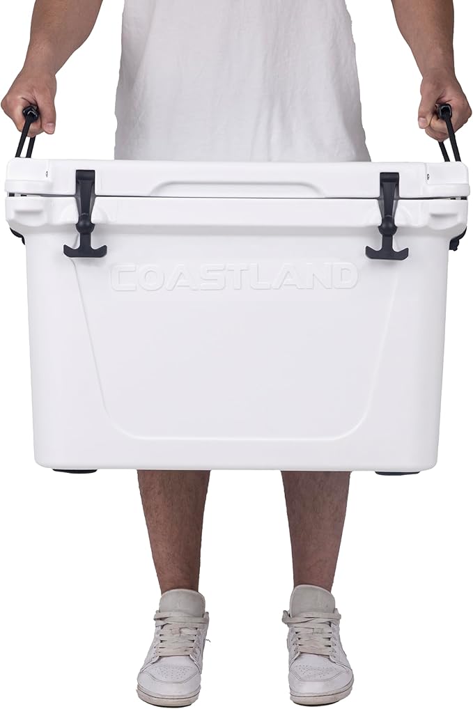 Coastland Delta Series Rotomolded Coolers, Premium Everyday Use Insulated Cooler, Ideal Portable Ice Chest Available in Multiple Capacities & Colors