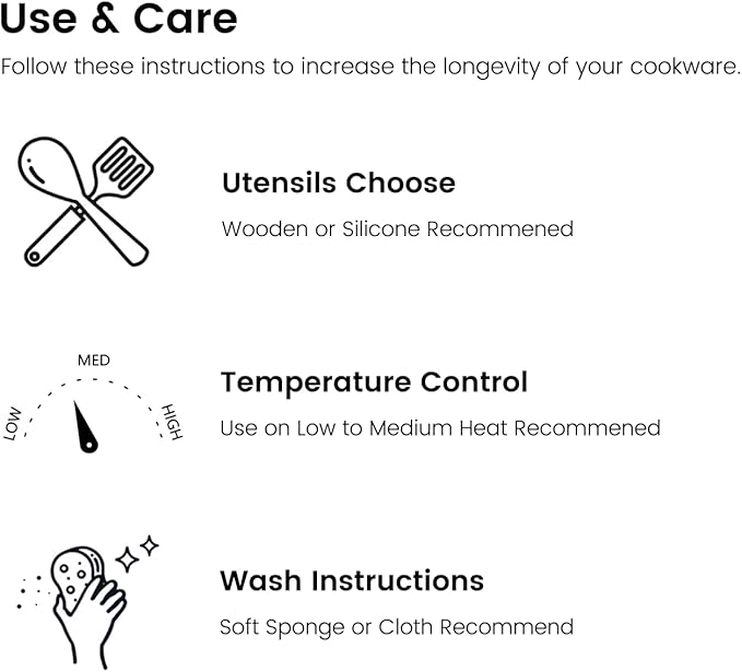 Ceramic Nonstick 8 inch Frying Pan, Non-Toxic Skillet, PFAS & PTFE & PFOA Free, Dishwasher Safe, Compatible with All Stovetops