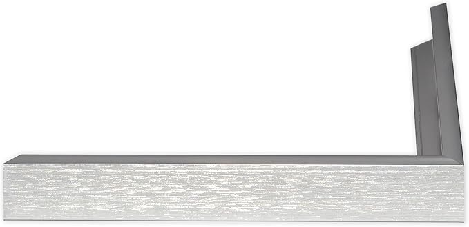 Frame My Mirror Silver Metal Framed Mirror, 20" x 54" Mirror for Bathroom, Metal Frame, True Reflections Glass, Chrome Finish, Stanton Design, Hangs Horizontally or Vertically, Made in USA