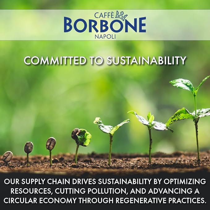 Caffe Borbone Aluminum Coffee Pods Compatible with Nespresso Original Machines, Espresso Intenso, Medium Roast, Strong and Creamy, Genuine Italian Coffee - 50 Count