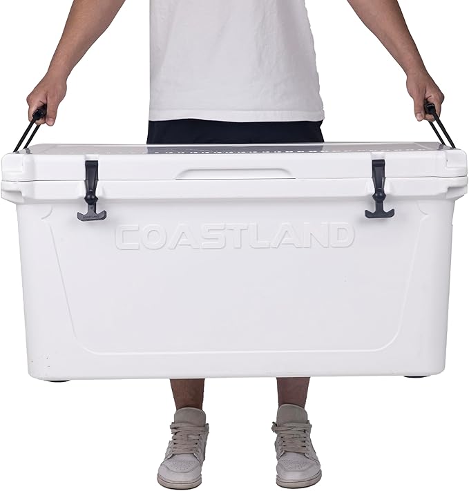 Coastland Delta Series Rotomolded Coolers, Premium Everyday Use Insulated Cooler, Ideal Portable Ice Chest Available in Multiple Capacities & Colors