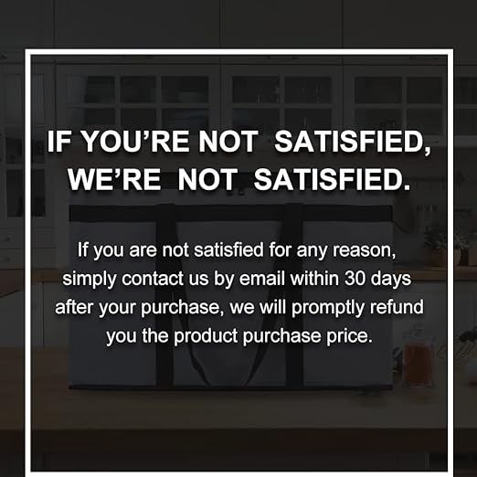 Bodaon 5-Pack Insulated Food Delivery Bag for Hot and Cold Meal, XXX-Large Grocery Tote Insulation Bag for Catering, Pizza Warmer, Cooler/Thermal Bags, Grey