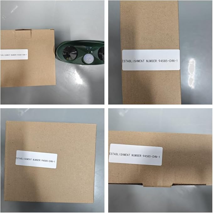 2025 Upgraded Solar Ultrasonic Animal Repeller Outdoor Cat Repellent Deer Repellent Devices with USB Charge, Animal Deterrent Device for Rabbit Raccoon Dog Squirrel Rodent Skunk for Yard Garden,4 Pcs