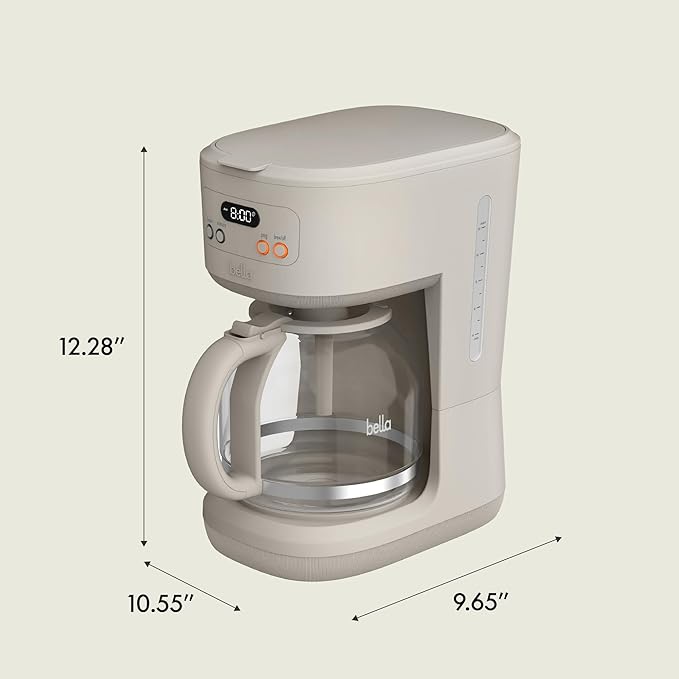 bella 12 cup Programmable Coffee Maker