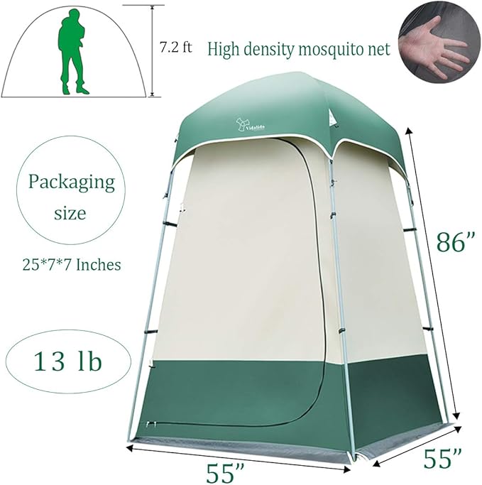Outdoor Shower Tent Changing Room Privacy Portable Camping Shelters