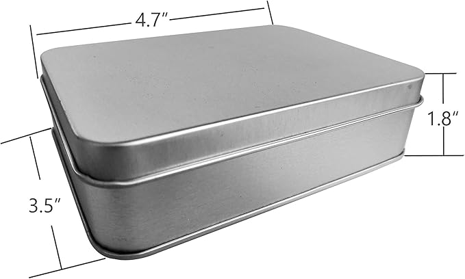 Emergency Fire Starter Kit – 6 Magnesium Bags + 3.15" Ferro Rod (12,000+ Strikes) + 4" Waxed Rope (12 Min Burn) – Survival Kit in Waterproof Tin for Camping, Hiking