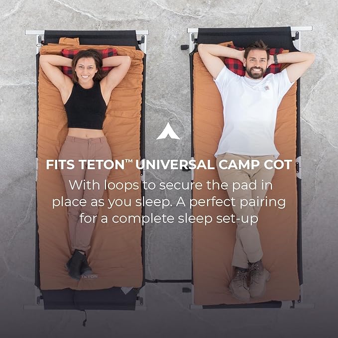 Teton Canvas Camp Pad, Sleeping Pad for Car Camping