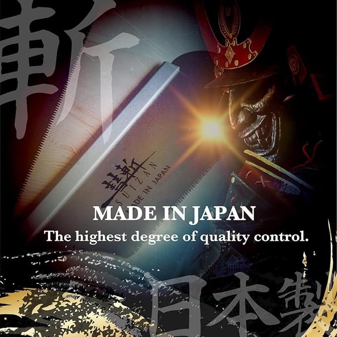 SUIZAN Dozuki Dovetail Saw 6" Rip Cross Angle Cut - Professional Japanese Pullsaw Handsaw Woodworking Tools