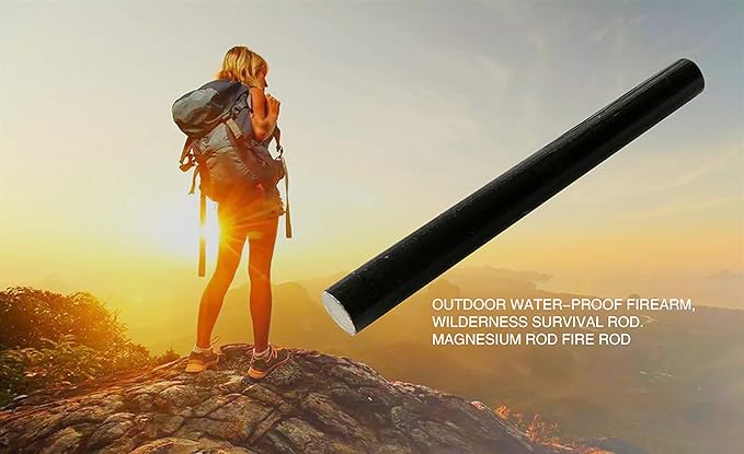 eGreen Fire Starter Kit β 10 to 30 Magnesium Bags with 3.15" Ferro Rod + Optional 60-Minute Wax Rope β Emergency Survival Ignition Set for Camping & Bushcraft