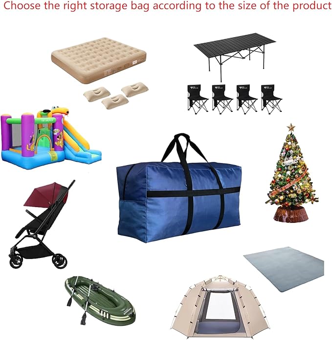 Extra Large Storage Duffle Bag for Travel, Big Foldable XL Duffle Bag for Traveling - Turquoise