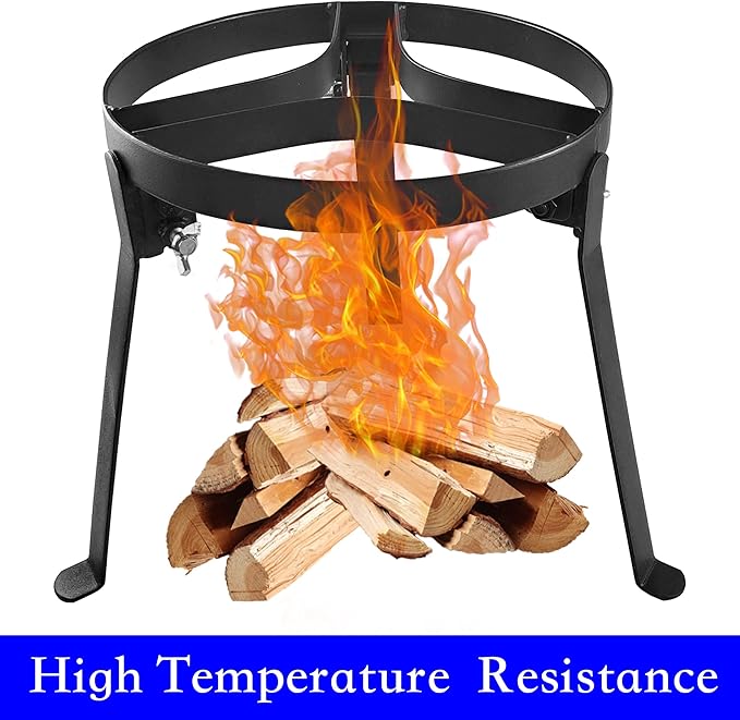 Campfire Tripod, Camping Tripod For Cooking. Upgraded Legs Lock Tripod Stand For Dutch Oven Tripod. Heavy Duty Campfire Cooking Equipment. Sturdy Tripod Grill For Campfire.
