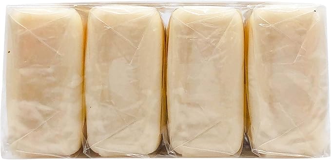 A LA MAISON Hypoallergenic Unscented Bar Soap - Triple French Milled Natural Moisturizing Hand Soap Bar (4 Bars of Soap, 3.5 oz)