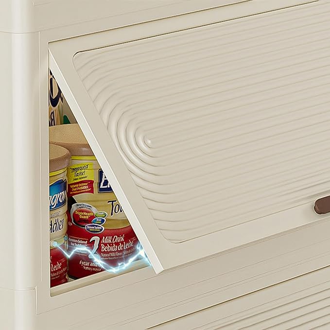 Collapsible Expandable Wardrobe Closet, Multi-Function Plastic Wardrobe,Wardrobes Storage Cabinet (4 Cubes+1 Hanging Rod)