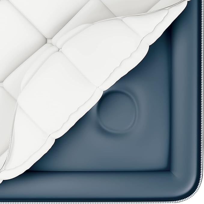 Nautica Home 20" Cloud Supreme Air Mattress with Zip-Off Pillowtop, Built-in Pump, Quick 2-Minute Inflation,Queen Size, Perfect for Guests, Travel, Camping, Durable Offset Coil Construction