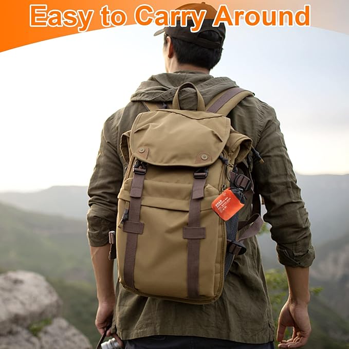 Benvo Mosquito Head Net, Face Neck Fly Netting Hood from Bugs Gnats Noseeums Screen for Any Outdoor Lover - with Carry Bags Fits Most Sizes of Hats Caps (2pcs, White, Updated Big Mesh)