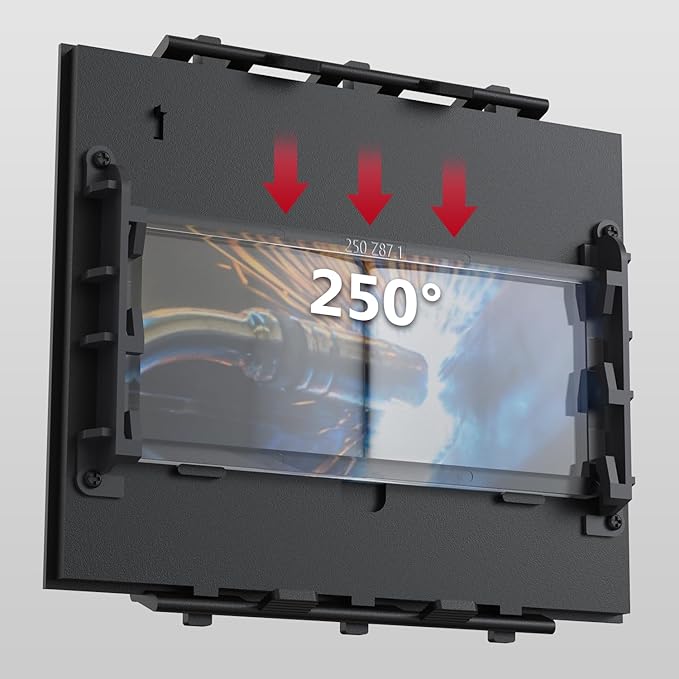 ARCCAPTAIN 2PCS Welding Cheater Lens Magnifying Lens, 2.5 Magnification, 2" x 4.25", Compatible with Most Welding Helmets