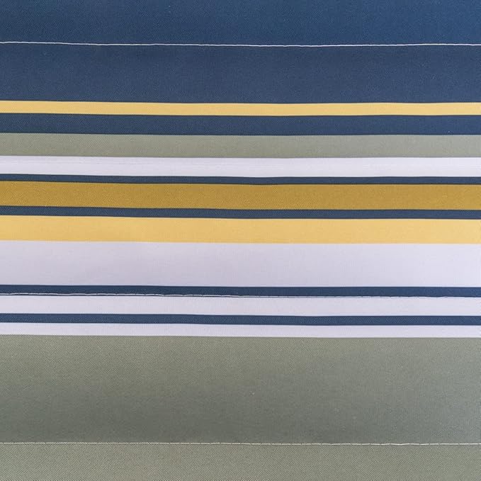 Lazy Daze 12 FT Quilted Fabric Hammock with Spreader Bar, 2-Person Double Hammock for Outside Patio Poolside Backyard Beach, 450 lbs Capacity, Forest