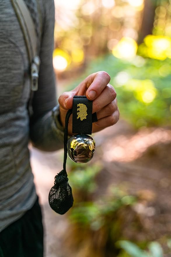 Coghlan's Magnetic Bear Bell with Silencer, Red – Outdoor Safety for Hiking, Camping, and Wildlife Protection – Noise Alert Deterrent for Bears and Other Wildlife