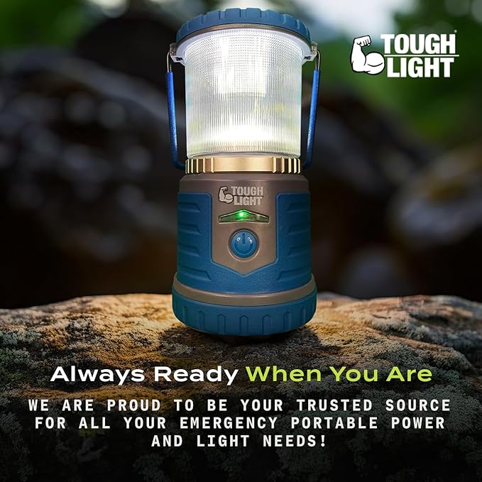 USB Rechargeable Camping Lantern, 400 Lumens LED Lantern, Hanging Tent Lamp, 6000mAh Power Bank, 200 Hour, 6 Modes, for Outdoors & Emergency