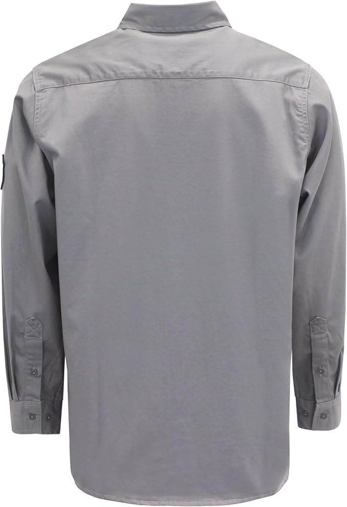 BOCOMAL FR Shirts 6.25oz Lightweight Welding Shirts Flame Resistant Men's Fire Retardant Shirt