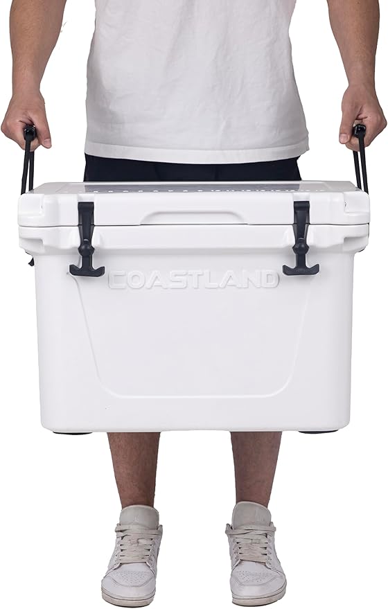 Coastland Delta Series Rotomolded Coolers, Premium Everyday Use Insulated Cooler, Ideal Portable Ice Chest Available in Multiple Capacities & Colors