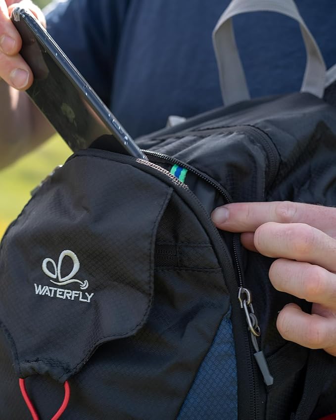 WATERFLY Lightweight Packable Hiking Backpack: 30L Foldable Travel Daypack Ultralight Camping Day Pack for Woman Man