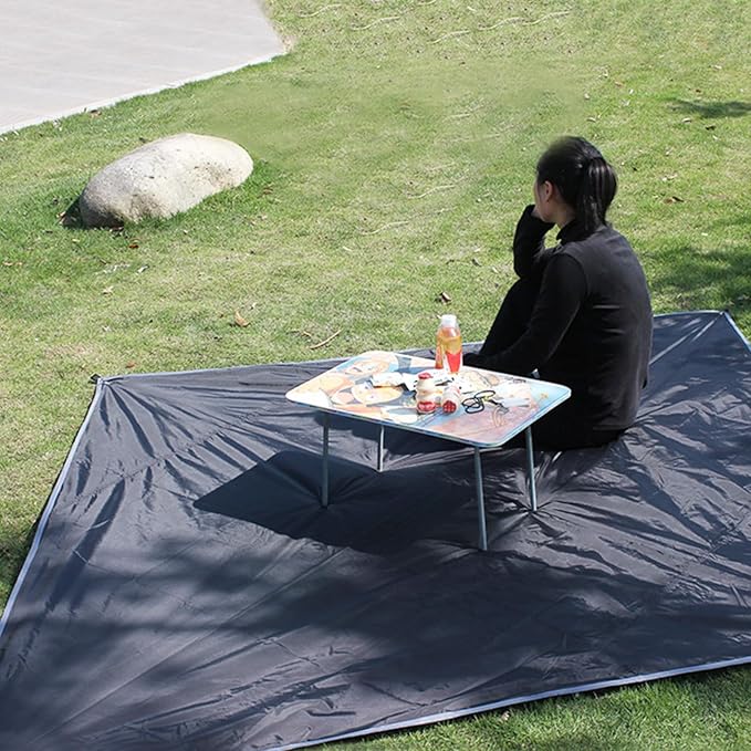 Azarxis Waterproof Camping Tent Tarp Hammock Rain Fly Footprint Ground Cloth Shelter Sunshade Beach Picnic Blanket Mat for Outdoor Camping Park Lawn