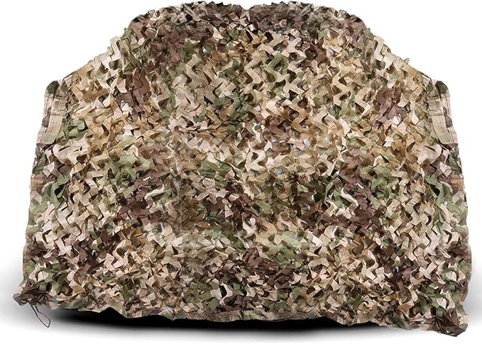 FLYEGO GEN 2 Camo Netting Camouflage Netting Hunting Blind Camo Net Camouflage Nets Military Surplus for Shooting Party Decoration Photograph Car Cover Sunshade