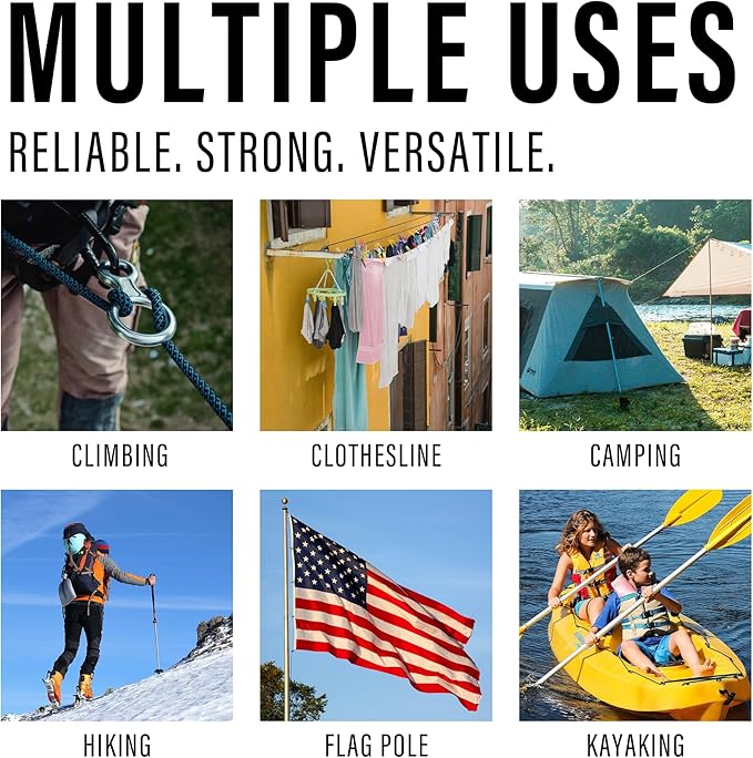 Diamond Braided Polypropylene Rope Nylon Rope Mix Thick Heavy Duty Ropes 3/8 inch 100ft High Strength Perfect for Clothesrope Camping Hiking and Other Outdoor Activities 100ft Green