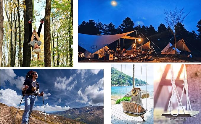 8/10/12mm x 5/10/20/30meter Static Rope Climbing Rope Marine Rope Anchor Rope Boat Rope Rappelling Rope Float Rope Tree Swing Rope Reflective