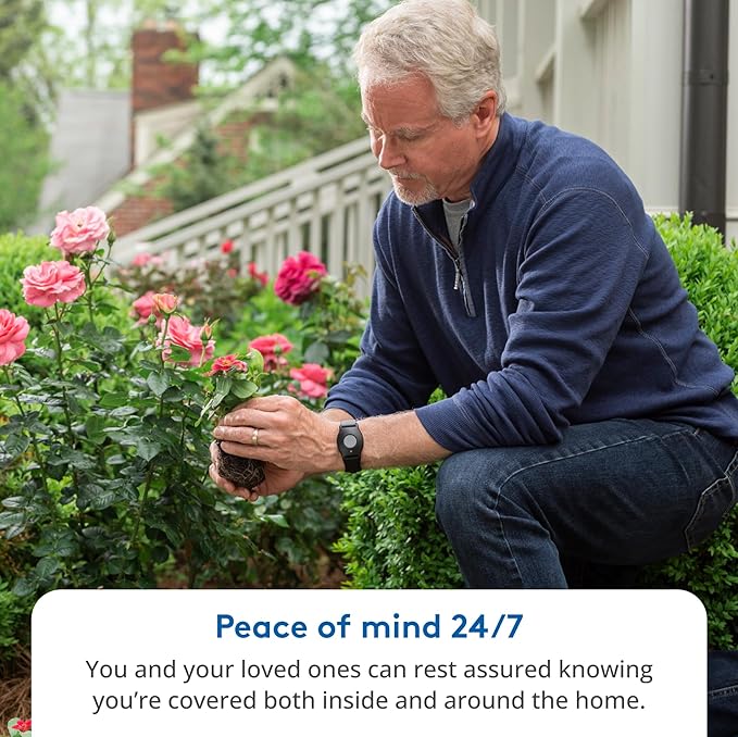 ADT Medical Alert Plus - in-Home Medical Alert System for Seniors - Cellular 4G Coverage, 600ft Pendant Range, Home Temperature Monitoring, 24/7 U.S. Based Monitoring (Neck Pendant)