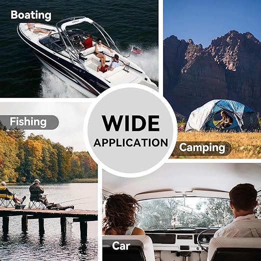 Boat Trash Can, Portable Boat Trash Bag, Reusable Boat Garbage Bag, Easy to Install & Clean, 3.96 Gallons Multi-Purpose Boating Equipment Accessories for Fishing Kayak Pontoon Boat(1PCS Black)