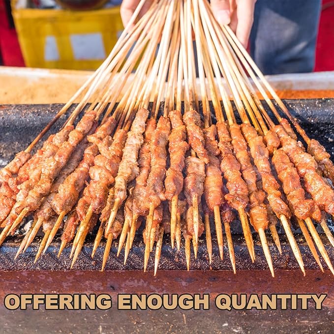 Suclain 700 Pcs 30" Long 5mm Thick Marshmallow Roasting Sticks, Smores Sticks Bamboo Skewers BBQ Kabob Grilling Barbecue Roasting Camping for Outdoor Fire Pits Campfires