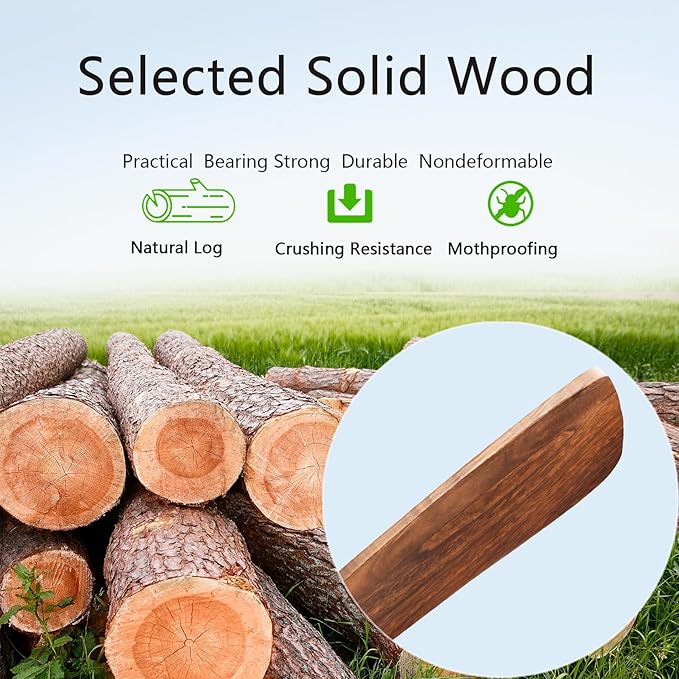 52” Ceiling Fans with Remote Control/Dimmer and Color Reduction with 3 Solid Wood Fan Blades, Ceiling Fan can be Used Indoors and Outdoors for Living Room, Dining Room, Pavilion Yard.