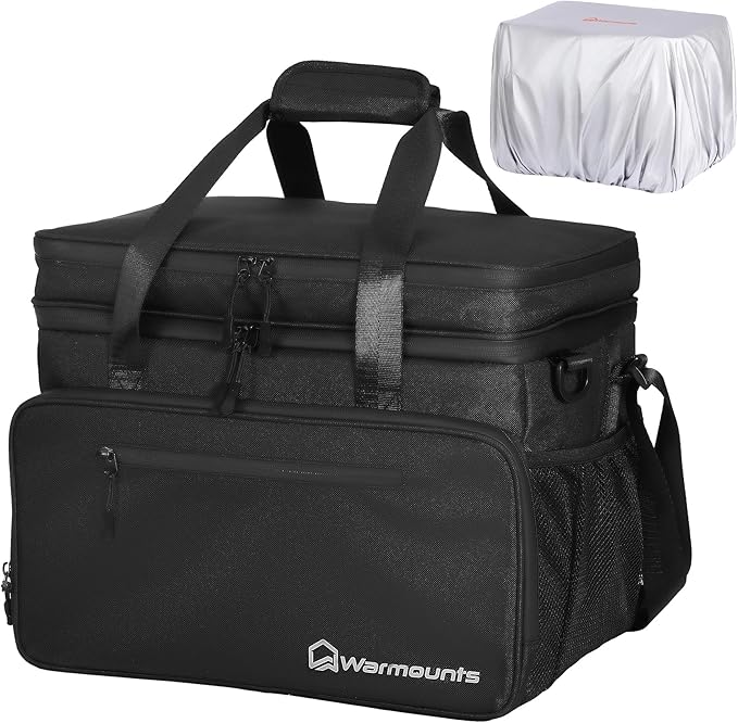 Insulated Cooler Bag 48/75 Cans, Soft Sided Portable Lunch Bag Coolers w/Zippered Top, Leak Proof PVC Interlayer, 5-Layer Insulation Large Ice Chest Bag for Travel, Camping, Beach, Picnic