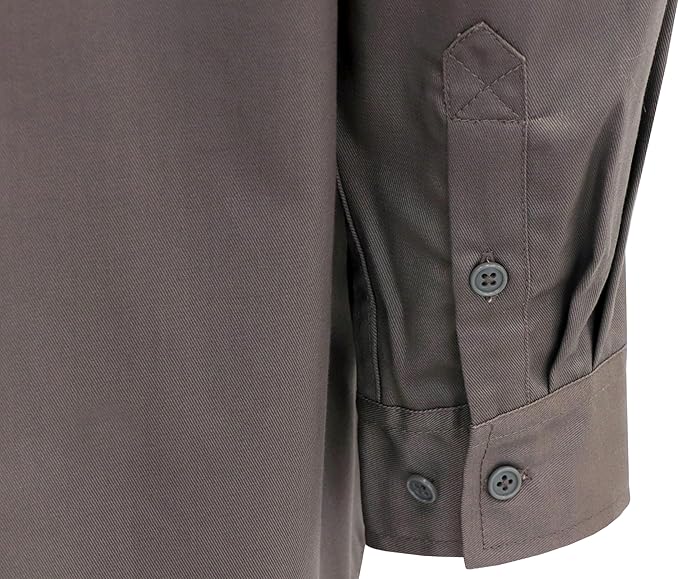 BOCOMAL FR Shirts 6.25oz Lightweight Welding Shirts Flame Resistant Men's Fire Retardant Shirt